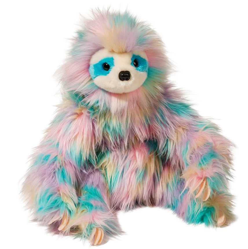 Rainbow Fuzzle Misha (sengångare) från Douglas mjukisdjur säljs på Nalleriet.se